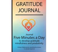 Gratitude journal: Journal Five minutes a day to develop gratitude, mindfulness and productivity By Simple Live 4938