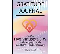 Gratitude journal: Journal Five minutes a day to develop gratitude, mindfulness and productivity By Simple Live 6242