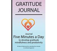 Gratitude journal: Journal Five minutes a day to develop gratitude, mindfulness and productivity By Simple Live 6739
