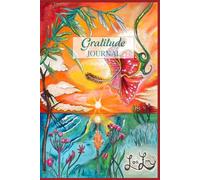 Gratitude Journal - sunset floral cover hand-painted by Loa Em