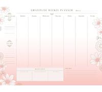 Gratitude Weekly Planner Notepad (Hardback) Inner World