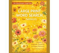 Gratitude Word Search Puzzle Book - Large Print: Word Searches with Easy to Read Print about Gratitude, Positivity, Happy Moments and More. 8.5 x 11, ... Gift for Vacations, Holidays and Free Times