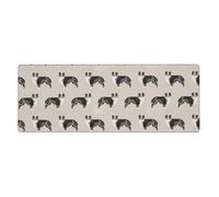 GRatka Australian Shepherds Cute,Mouse Pad Large Desk Pad Computer Keyboard Mouse Mat With Non Slip Rubber Base 30 x 80 cm
