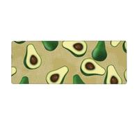 GRatka Avocado Dot Brown,Mouse Pad Large Desk Pad Computer Keyboard Mouse Mat With Non Slip Rubber Base 30 x 80 cm