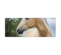GRatka Beautiful Palomino Horse Lavender,Mouse Pad Large Desk Pad Computer Keyboard Mouse Mat With Non Slip Rubber Base 30 x 80 cm