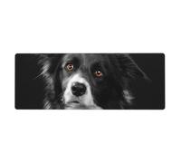 GRatka Border Collie Dog Pet,Mouse Pad Large Desk Pad Computer Keyboard Mouse Mat With Non Slip Rubber Base 30 x 80 cm
