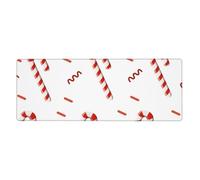 GRatka Candy Cane,Mouse Pad Large Desk Pad Computer Keyboard Mouse Mat With Non Slip Rubber Base 30 x 80 cm