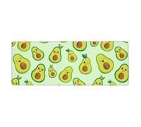 GRatka Cute Avocado Printed,Mouse Pad Large Desk Pad Computer Keyboard Mouse Mat With Non Slip Rubber Base 30 x 80 cm