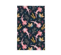 GrAtka Cute Axolotls,Waffle Tea Towels Kitchen Absorbent Dish Cloth Drying Dish Towels 41 x 66 cm