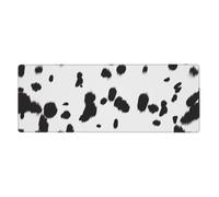 GRatka Dalmatian Dog Print Black Spot,Mouse Pad Large Desk Pad Computer Keyboard Mouse Mat With Non Slip Rubber Base 30 x 80 cm