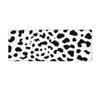 GRatka Dalmatian Dog Print Black Spot,Mouse Pad Large Desk Pad Computer Keyboard Mouse Mat With Non Slip Rubber Base 30 x 80 cm