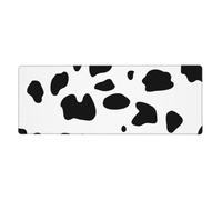 GRatka Dalmatian Dog Print Black Spot,Mouse Pad Large Desk Pad Computer Keyboard Mouse Mat With Non Slip Rubber Base 30 x 80 cm