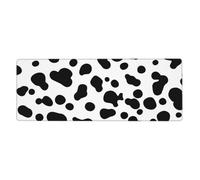 GRatka Dalmatian Dog Seamless Pattern Or Cow Skin,Mouse Pad Large Desk Pad Computer Keyboard Mouse Mat With Non Slip Rubber Base 30 x 80 cm