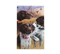GRatka German Short-Haired Pointer Dog Fall,Waffle Tea Towels Kitchen Absorbent Dish Cloth Drying Dish Towels 41 x 66 cm