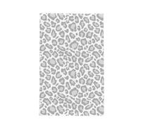 GRatka Grey White Leopard Print,Waffle Tea Towels Kitchen Absorbent Dish Cloth Drying Dish Towels 41 x 66 cm