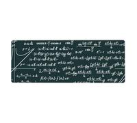 GRatka Handwritten Math Formulas Pattern,Mouse Pad Large Desk Pad Computer Keyboard Mouse Mat With Non Slip Rubber Base 30 x 80 cm