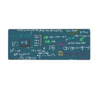 GRatka Mathematical Formula Printed,Mouse Pad Large Desk Pad Computer Keyboard Mouse Mat With Non Slip Rubber Base 30 x 80 cm