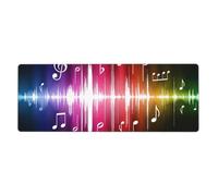 GRatka Music Note Printed,Mouse Pad Large Desk Pad Computer Keyboard Mouse Mat With Non Slip Rubber Base 30 x 80 cm
