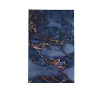 GrAtka Navy Blue & Faux Copper Marble Pattern,Waffle Tea Towels Kitchen Absorbent Dish Cloth Drying Dish Towels 41 x 66 cm