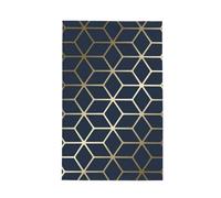 GRatka Navy Blue Gold,Waffle Tea Towels Kitchen Absorbent Dish Cloth Drying Dish Towels 41 x 66 cm