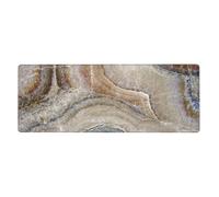 GRatka Onyx Stone Pale Blue Print,Mouse Pad Large Desk Pad Computer Keyboard Mouse Mat With Non Slip Rubber Base 30 x 80 cm