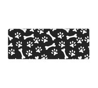 GRatka Paw Print,Mouse Pad Large Desk Pad Computer Keyboard Mouse Mat With Non Slip Rubber Base 30 x 80 cm