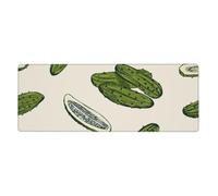 GRatka Pickles Or Pickled Cucumbers,Mouse Pad Large Desk Pad Computer Keyboard Mouse Mat With Non Slip Rubber Base 30 x 80 cm