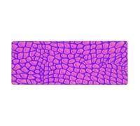 GRatka Pink Crocodile Alligator Skin,Mouse Pad Large Desk Pad Computer Keyboard Mouse Mat With Non Slip Rubber Base 30 x 80 cm