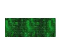 GRatka Programmer Binary Data Coding,Mouse Pad Large Desk Pad Computer Keyboard Mouse Mat With Non Slip Rubber Base 30 x 80 cm