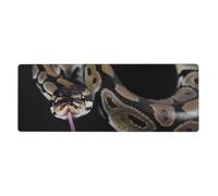 GRatka Python Snake,Mouse Pad Large Desk Pad Computer Keyboard Mouse Mat With Non Slip Rubber Base 30 x 80 cm