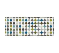 GRatka Retro Mod Polka Dot Pattern,Mouse Pad Large Desk Pad Computer Keyboard Mouse Mat With Non Slip Rubber Base 30 x 80 cm