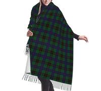 GRatka Scarf,Scottish Clan Davidson Tartan, Unisex Fringed Scarf Large Warm Soft Cashmere Feel Shawls Wraps 196x68 cm
