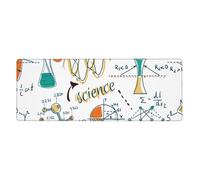 GRatka Science Lab Education Biology Chemistry,Mouse Pad Large Desk Pad Computer Keyboard Mouse Mat With Non Slip Rubber Base 30 x 80 cm
