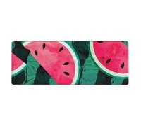 GRatka Summer Watermelon Cool,Mouse Pad Large Desk Pad Computer Keyboard Mouse Mat With Non Slip Rubber Base 30 x 80 cm