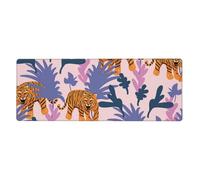 GRatka Tigers In The Jungle,Mouse Pad Large Desk Pad Computer Keyboard Mouse Mat With Non Slip Rubber Base 30 x 80 cm