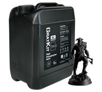 GratKit 8K Rigid Resin, 3D Printer 405nm UV-Curing Photopolymer Resin, High Precision Low Odor 3D Printing Resin - 5000g, Black * 5kg