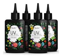GratKit Crystal Clear UV Resin, Hard Type Low Viscosity Craft Resin, 100g*4