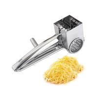 Grattugia - Formaggido Rotante | Per Formaggio in Acciaio | Affettatrice Manuale Multifunzione Per Formaggio, Verdure, Cioccolato | Utensile Da Cucina