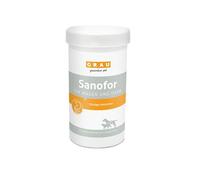 GRAU Original Sanofor Healing Mud for Building up the Intestinal Flora, for a Vital Intestinal Mucosa and Flora, Pack of 1 (1 x 1 kg), Feed Supplement for Dogs and Cats