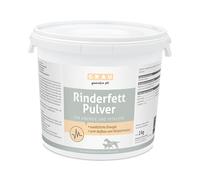 GRAU - the original - beef fat powder, the quick energy supplier with 80% fat content, pack of 1 (1 x 2 kg), supplementary food for dogs and cats