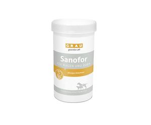 GRAU - the original - Sanofor, healing moor to build up the intestinal flora, for a vital intestinal mucous membrane and flora, pack of 1 (1 x 1 kg), supplementary food for dogs and cats
