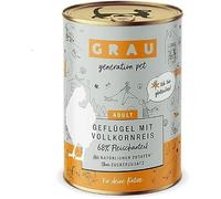 GRAU - the original - Wet food for cats - Poultry with wholemeal rice (1 x 200 g)