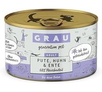 GRAU - the original - Wet food for cats - Turkey, chicken & duck (1 x 200 g)