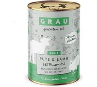 GRAU - the original - Wet food for cats - Turkey & lamb (1 x 400 g)