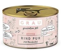GRAU - the original - Wet food for dogs - Beef pure (1 x 200 g)