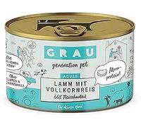 GRAU - the original - Wet food for dogs - Lamb with wholemeal rice (1 x 200 g)