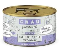 GRAU - the original - Wet food for dogs - Senior - Poultry and duck (1 x 200 g)