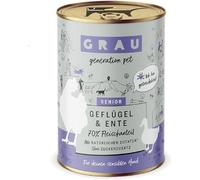 GRAU - the original - Wet food for dogs - Senior - Poultry and duck (1 x 400 g)