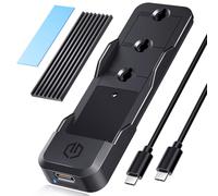 GRAUGEAR 10Gbps NVME SATA SSD Docking Station USB3.2 Gen2, Enclosure for NVMe+NGFF SSD by M-Key/ M+B Key in 2280/2260/2242/2230, Compatible with PC Laptop Tablet PS5 Xbox