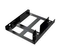 GRAUGEAR 2 x 2.5 inch HDD/SSD drives mounting frame, dual 2.5 inch SSD/HDD converter, in 3.5 inch bay, metal, G-CV-25T35